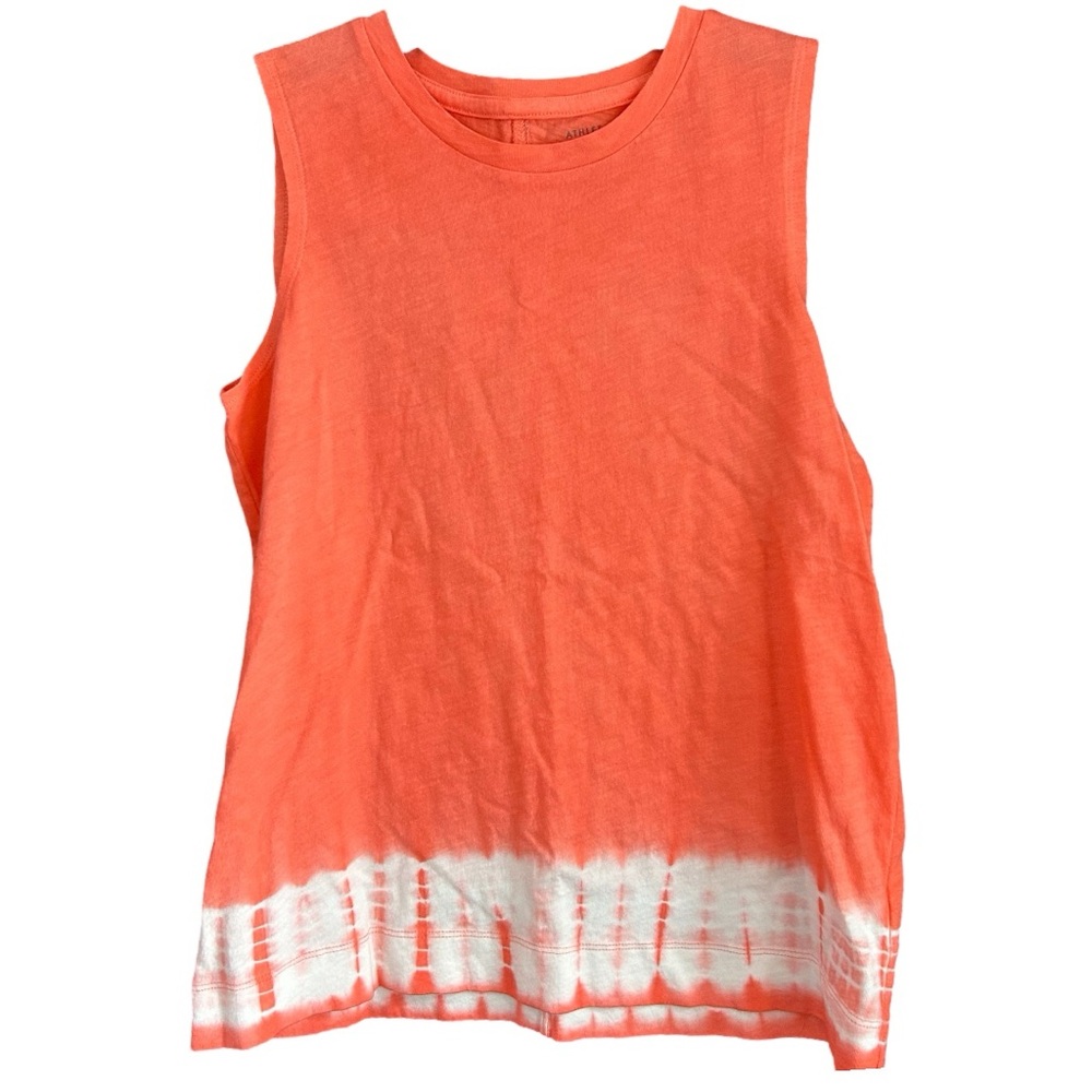Athleta Girl size 12 (Large) Tie Dye Explore Orange Tank Top, nwt, new with tags